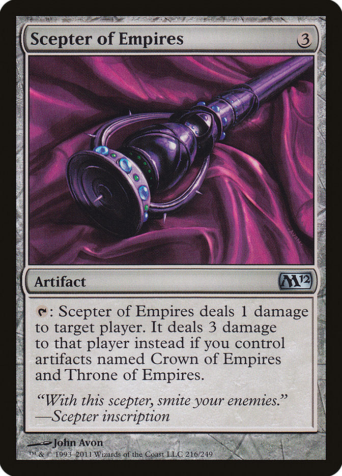 Scepter of Empires [Magic 2012] MTG Single Magic: The Gathering    | Red Claw Gaming