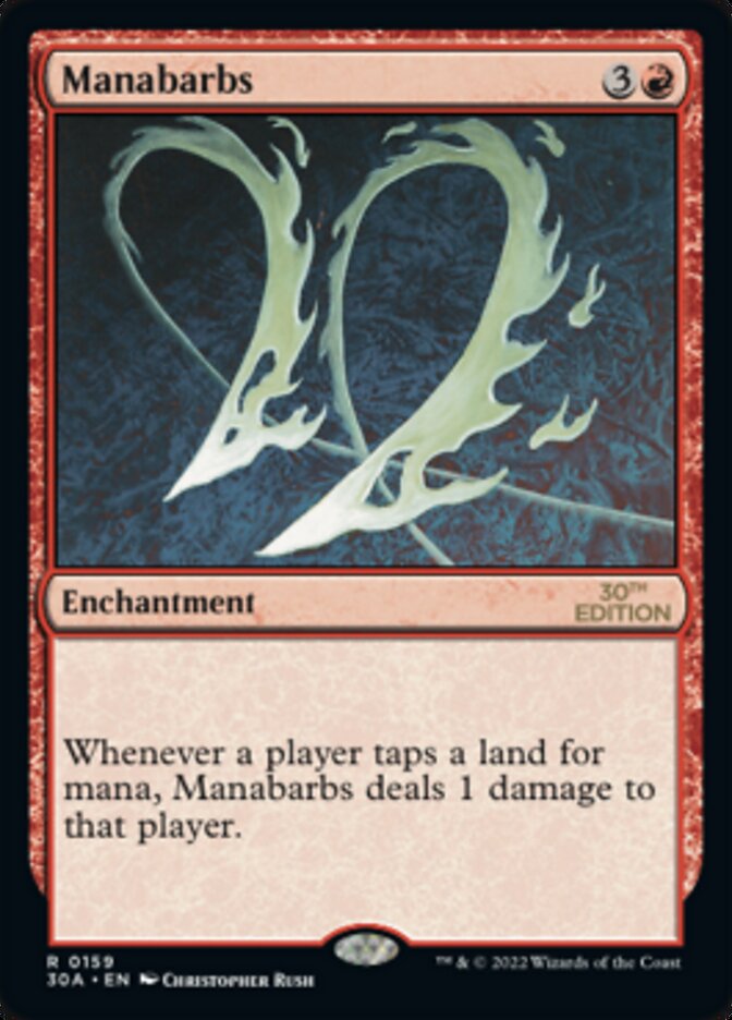 Manabarbs [30th Anniversary Edition] MTG Single Magic: The Gathering    | Red Claw Gaming