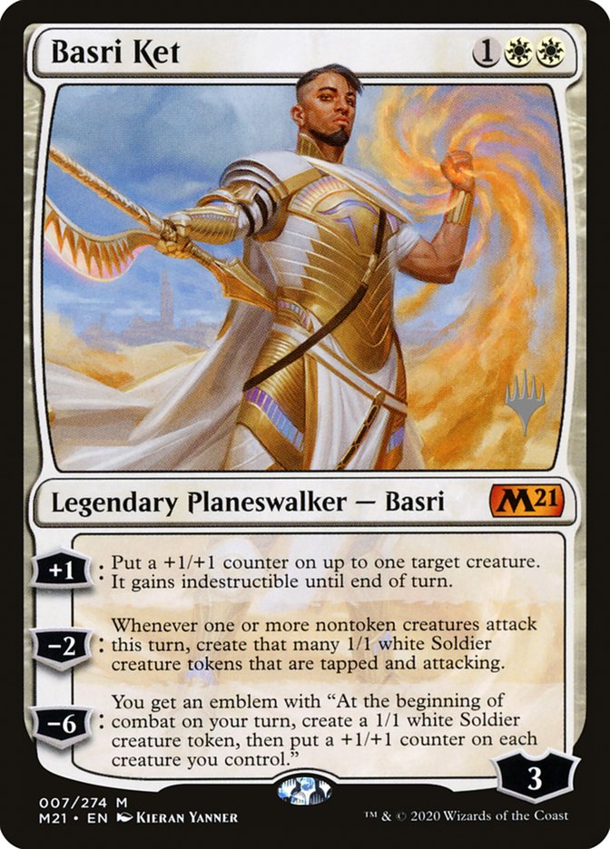 Basri Ket (Promo Pack) [Core Set 2021 Promos] MTG Single Magic: The Gathering    | Red Claw Gaming