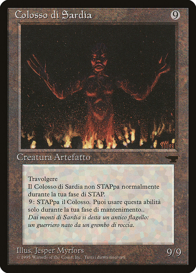 Colossus of Sardia (Italian) - "Colosso di Sardia" [Rinascimento] MTG Single Magic: The Gathering    | Red Claw Gaming