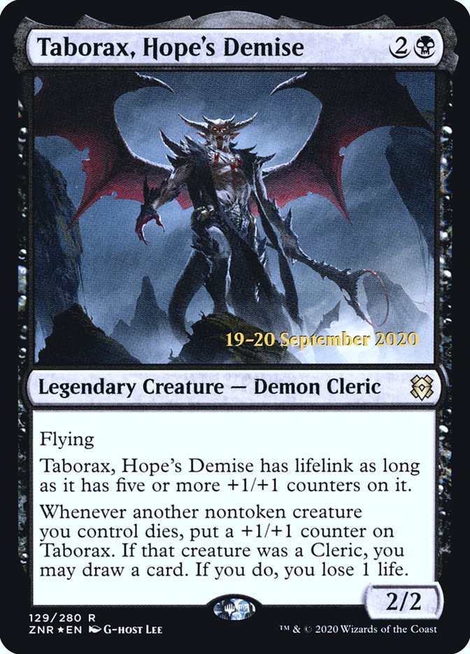 Taborax, Hope's Demise [Zendikar Rising Prerelease Promos] MTG Single Magic: The Gathering    | Red Claw Gaming