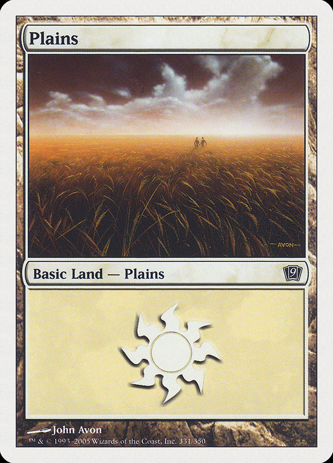 Plains (331) [Ninth Edition] MTG Single Magic: The Gathering    | Red Claw Gaming