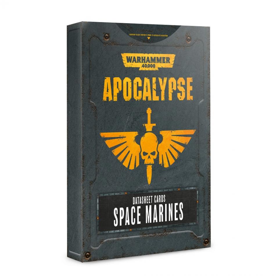 WARHAMMER 40000: SPACE MARINES DATASHEETS Apocalypse Games Workshop    | Red Claw Gaming