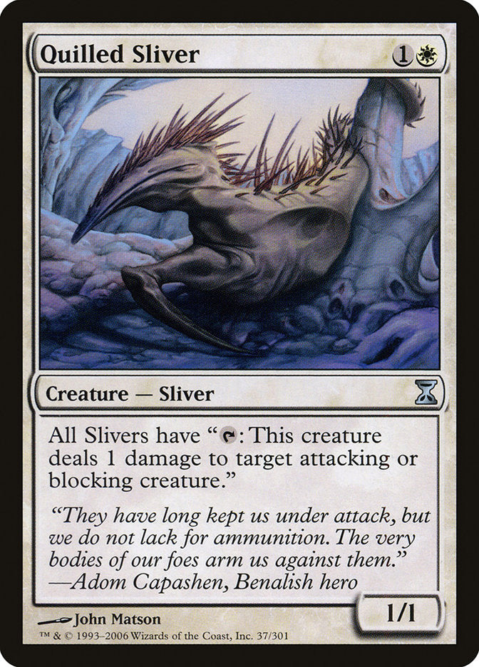 Quilled Sliver [Time Spiral] MTG Single Magic: The Gathering    | Red Claw Gaming