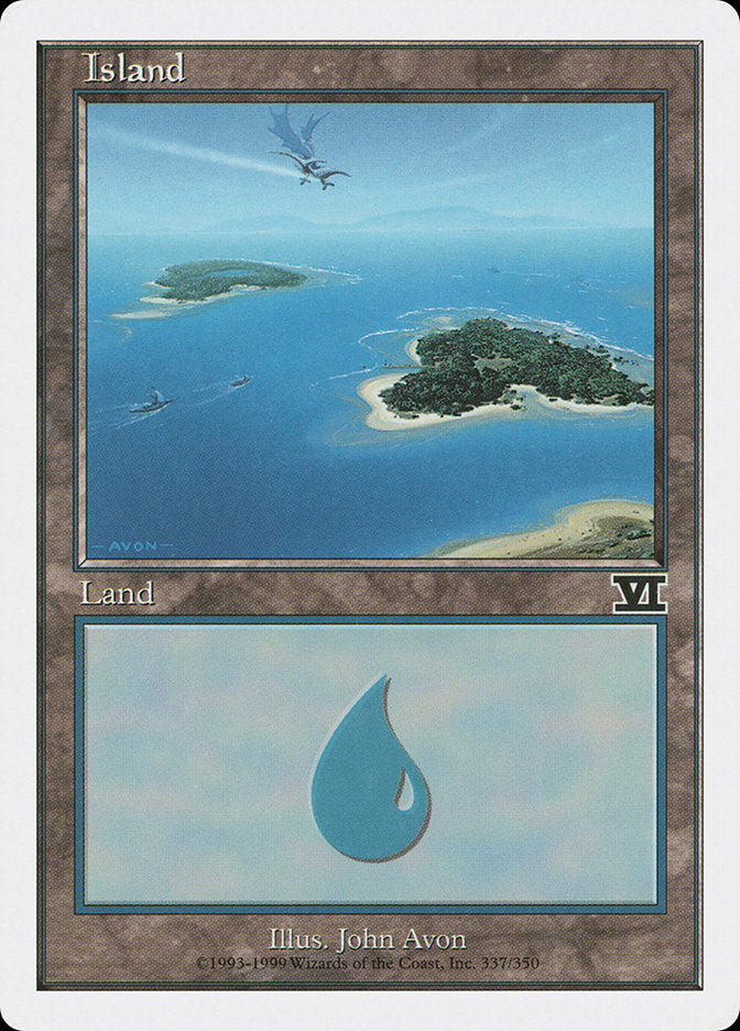 Island (337) [Classic Sixth Edition] MTG Single Magic: The Gathering    | Red Claw Gaming