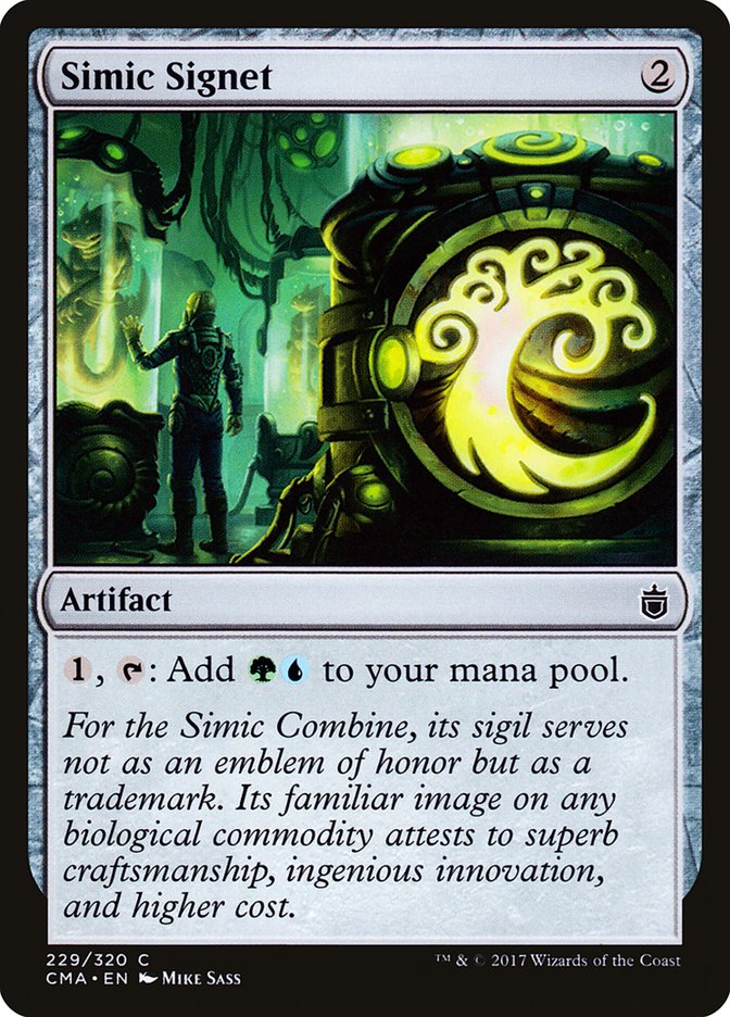 Simic Signet [Commander Anthology] MTG Single Magic: The Gathering    | Red Claw Gaming