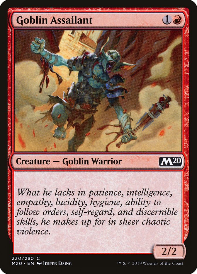 Goblin Assailant [Core Set 2020] MTG Single Magic: The Gathering    | Red Claw Gaming