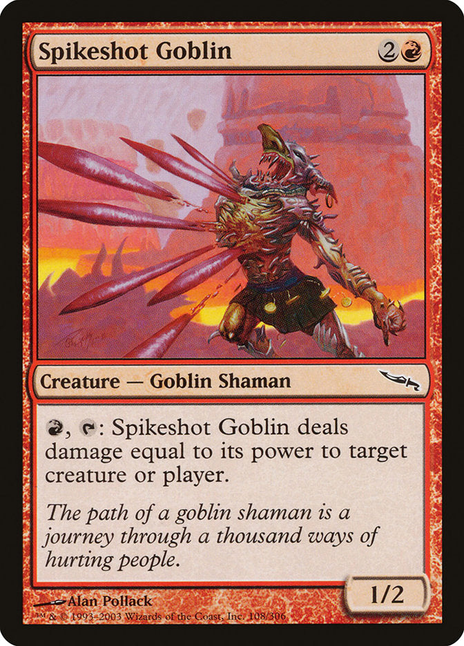 Spikeshot Goblin [Mirrodin] MTG Single Magic: The Gathering    | Red Claw Gaming