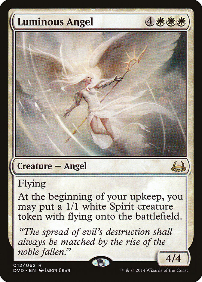 Luminous Angel (Divine vs. Demonic) [Duel Decks Anthology] MTG Single Magic: The Gathering    | Red Claw Gaming