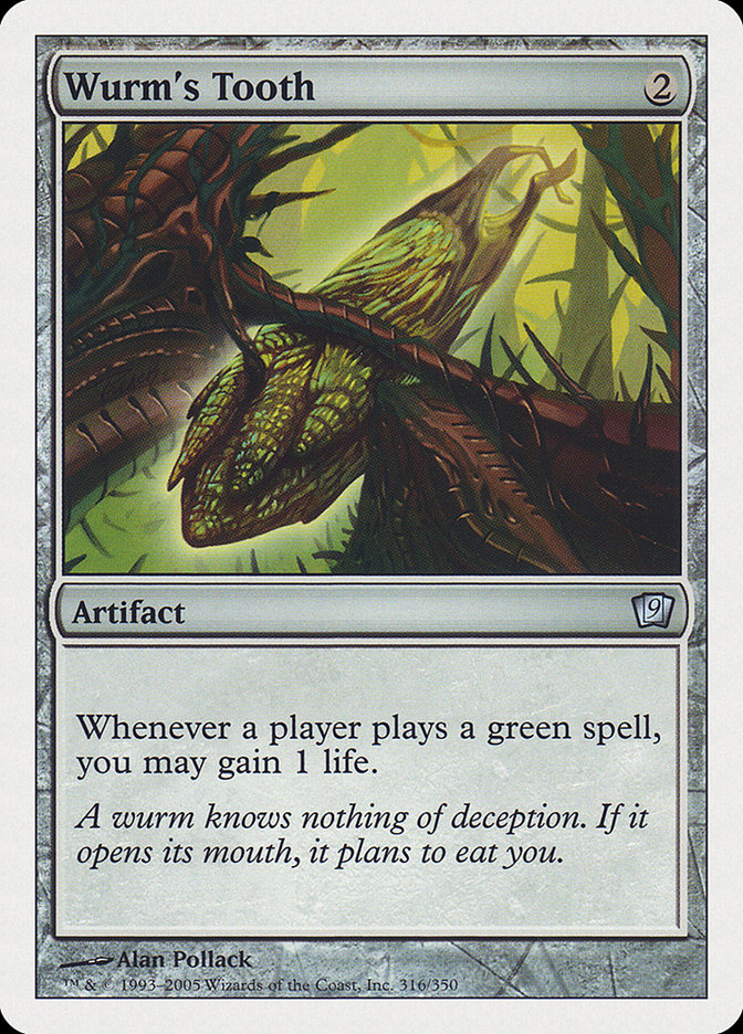 Wurm's Tooth [Ninth Edition] MTG Single Magic: The Gathering    | Red Claw Gaming