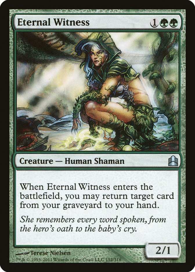 Eternal Witness [Commander 2011] MTG Single Magic: The Gathering    | Red Claw Gaming
