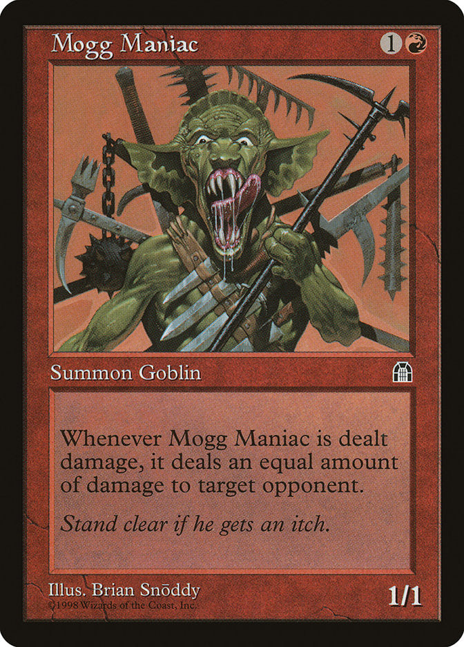 Mogg Maniac [Stronghold] MTG Single Magic: The Gathering    | Red Claw Gaming
