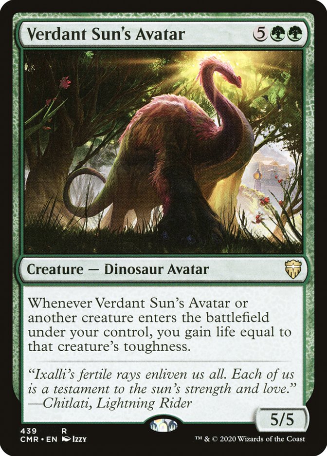 Verdant Sun's Avatar [Commander Legends] MTG Single Magic: The Gathering    | Red Claw Gaming