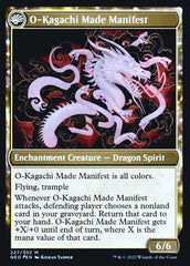 The Kami War // O-Kagachi Made Manifest [Kamigawa: Neon Dynasty Prerelease Promos] MTG Single Magic: The Gathering    | Red Claw Gaming