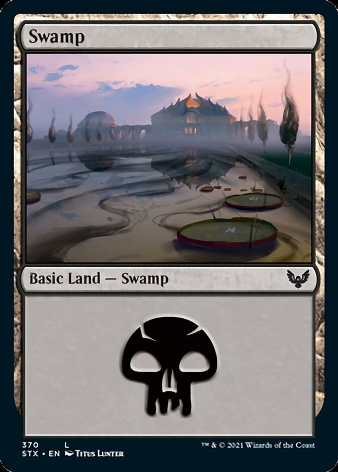 Swamp (370) [Strixhaven: School of Mages] MTG Single Magic: The Gathering    | Red Claw Gaming