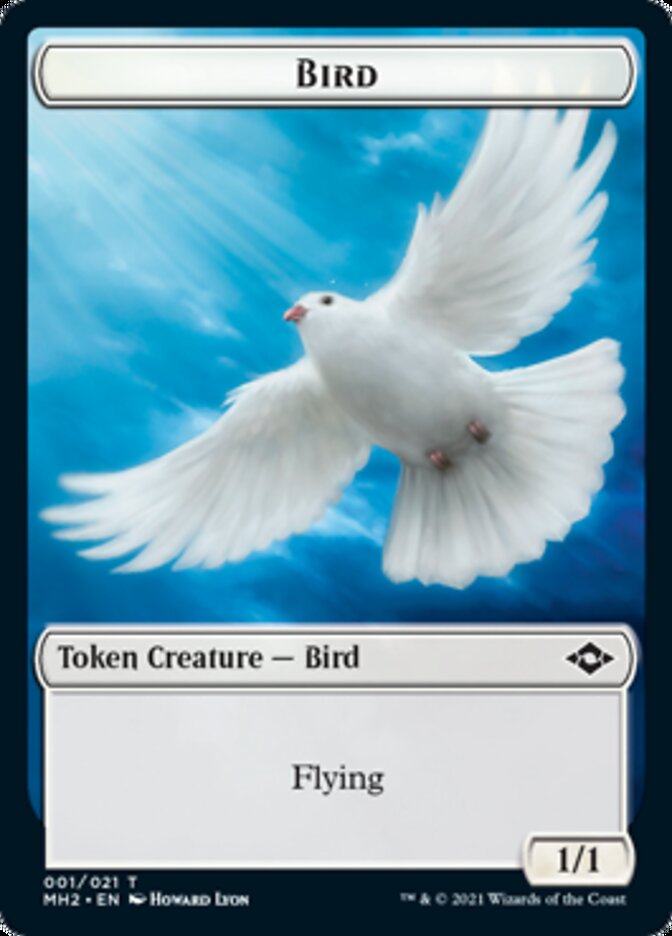 Bird // Treasure (21) Double-Sided Token [Modern Horizons 2 Tokens] MTG Single Magic: The Gathering    | Red Claw Gaming