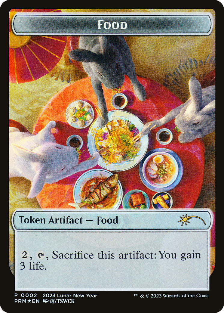 Food Token [Year of the Rabbit 2023] MTG Single Magic: The Gathering    | Red Claw Gaming