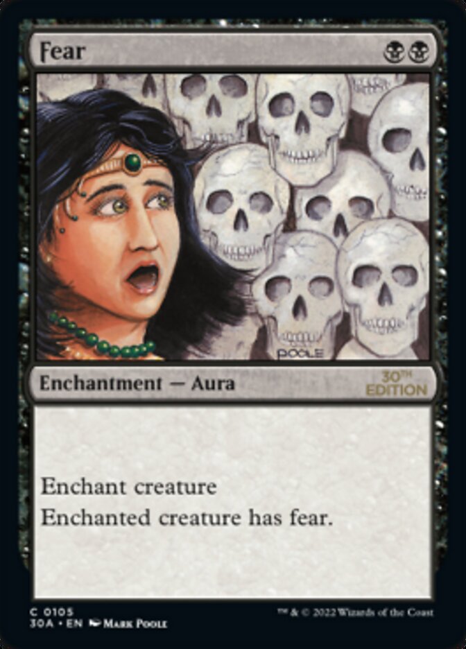 Fear [30th Anniversary Edition] MTG Single Magic: The Gathering    | Red Claw Gaming