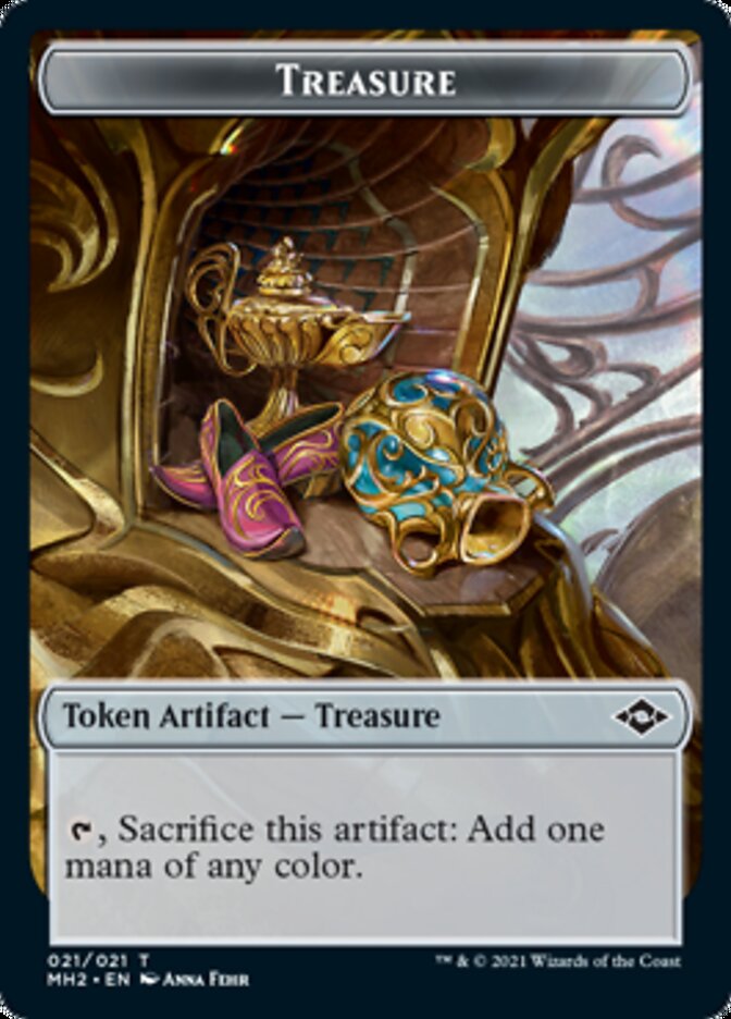 Treasure Token (21) [Modern Horizons 2 Tokens] MTG Single Magic: The Gathering    | Red Claw Gaming