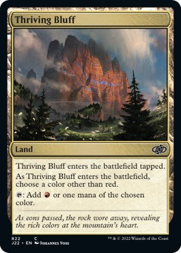 Thriving Bluff [Jumpstart 2022] MTG Single Magic: The Gathering    | Red Claw Gaming