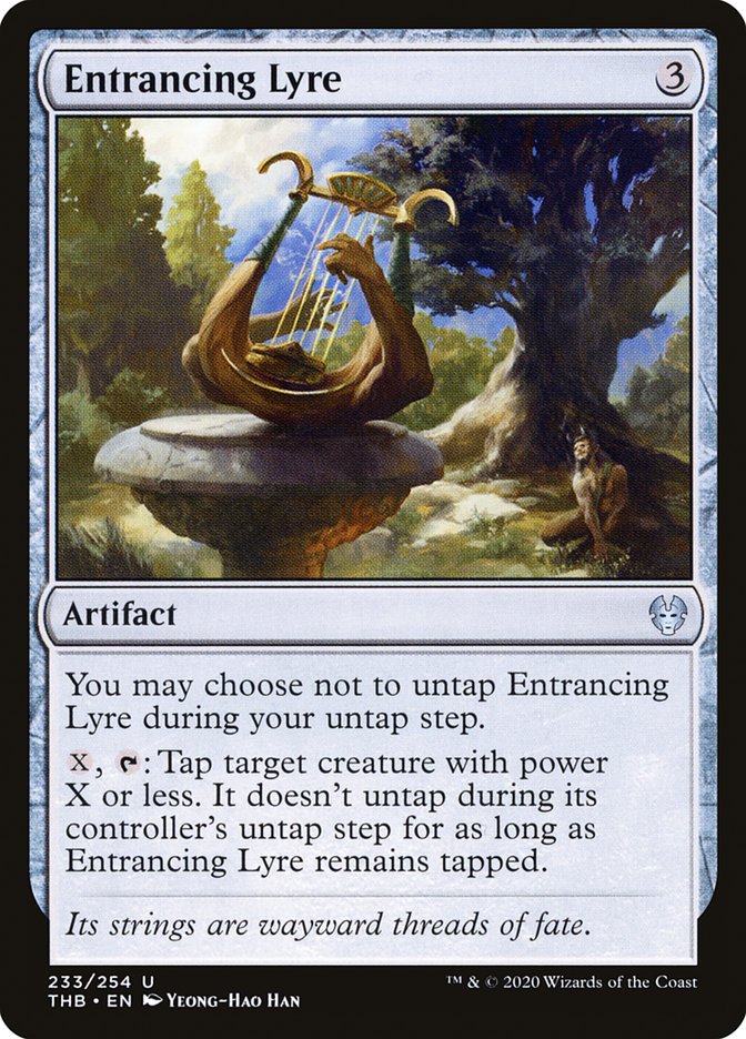 Entrancing Lyre [Theros Beyond Death] MTG Single Magic: The Gathering    | Red Claw Gaming