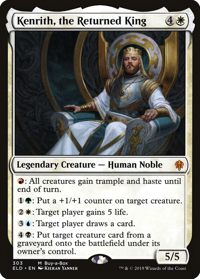 Kenrith, the Returned King [Throne of Eldraine] MTG Single Magic: The Gathering    | Red Claw Gaming