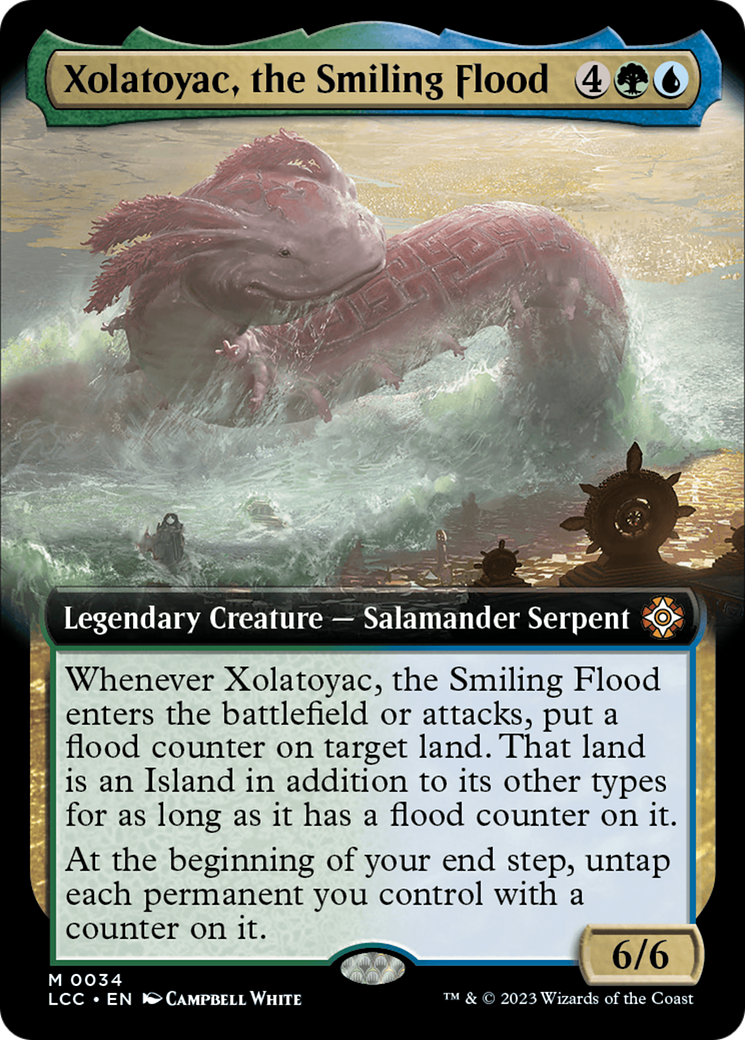 Xolatoyac, the Smiling Flood (Extended Art) [The Lost Caverns of Ixalan Commander] MTG Single Magic: The Gathering    | Red Claw Gaming