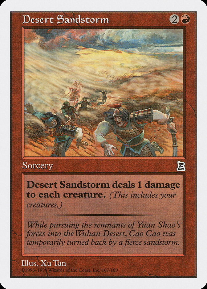 Desert Sandstorm [Portal Three Kingdoms] MTG Single Magic: The Gathering    | Red Claw Gaming