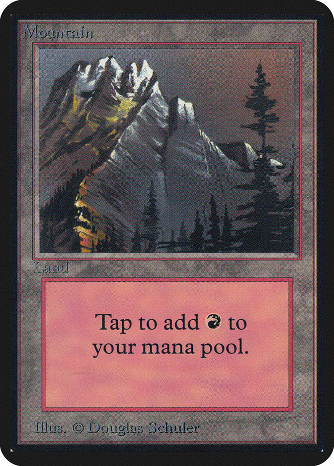 Mountain (292) [Alpha Edition] MTG Single Magic: The Gathering    | Red Claw Gaming