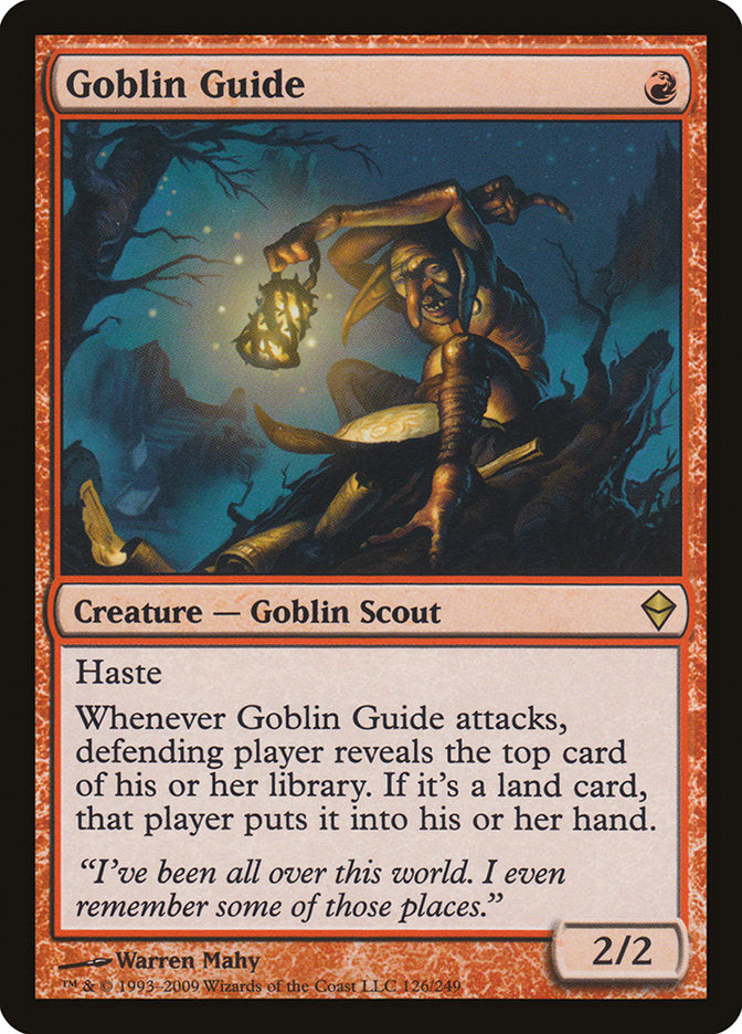 Goblin Guide [Zendikar] MTG Single Magic: The Gathering    | Red Claw Gaming