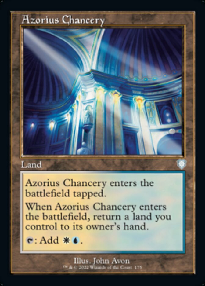 Azorius Chancery (Retro) [The Brothers' War Commander] MTG Single Magic: The Gathering    | Red Claw Gaming