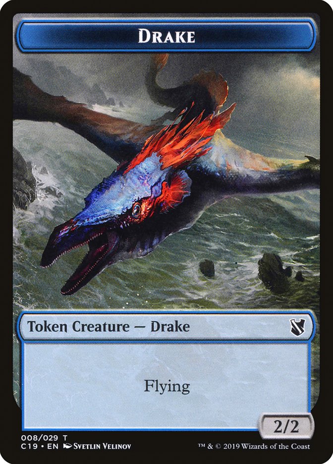 Drake Token [Commander 2019 Tokens] MTG Single Magic: The Gathering    | Red Claw Gaming