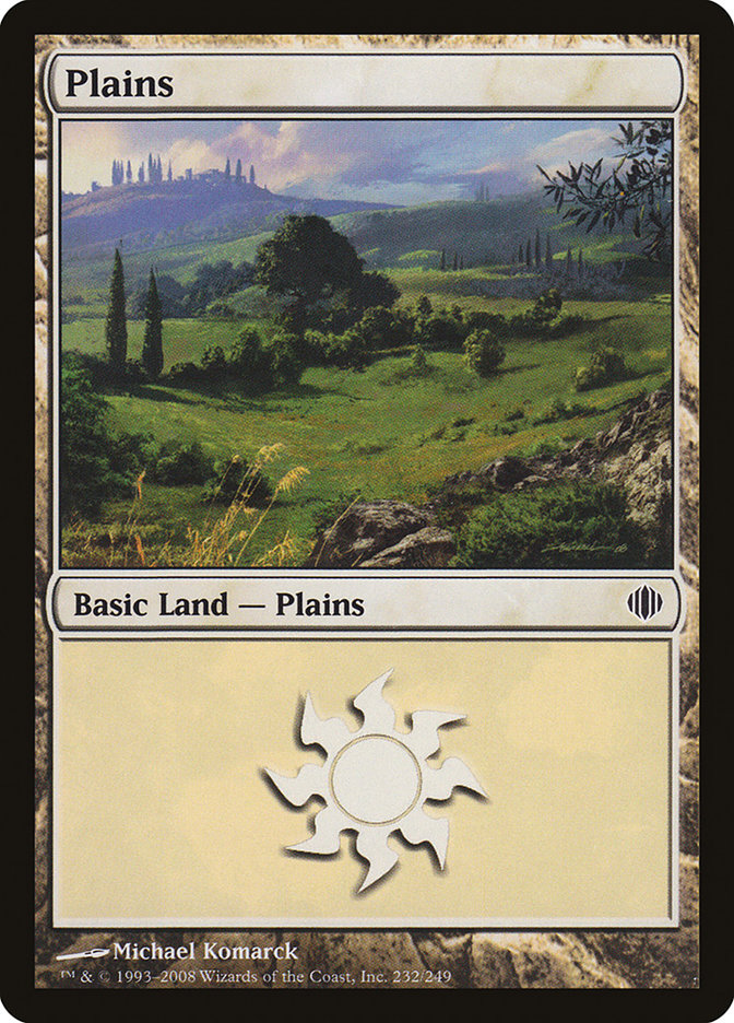 Plains (232) [Shards of Alara] MTG Single Magic: The Gathering    | Red Claw Gaming