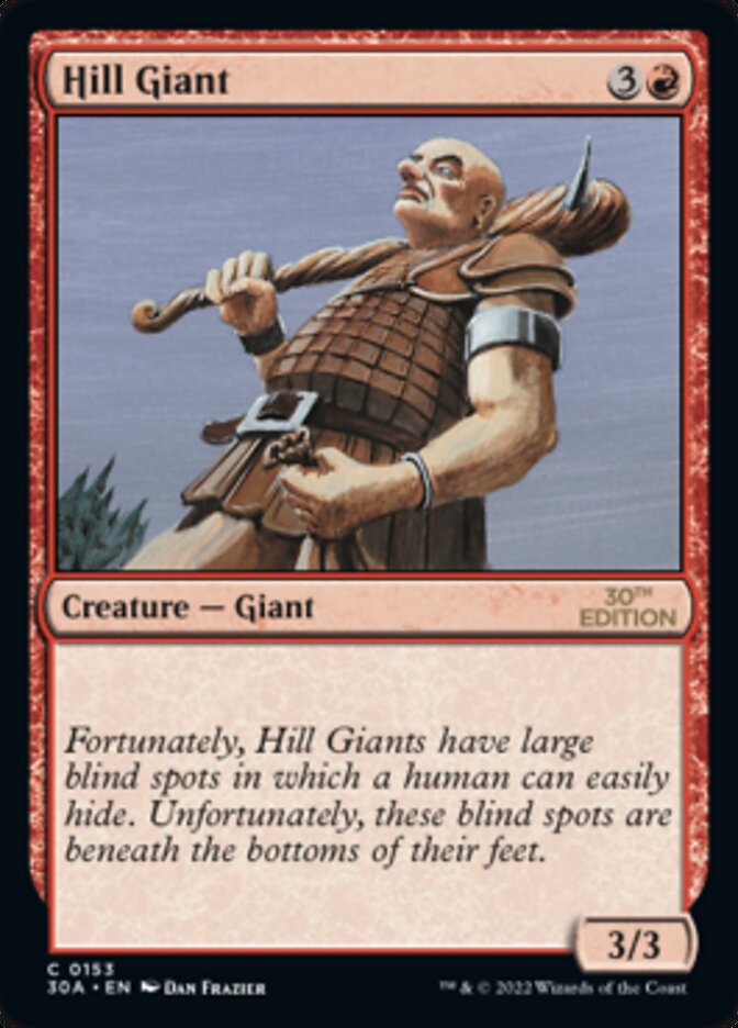 Hill Giant [30th Anniversary Edition] MTG Single Magic: The Gathering    | Red Claw Gaming