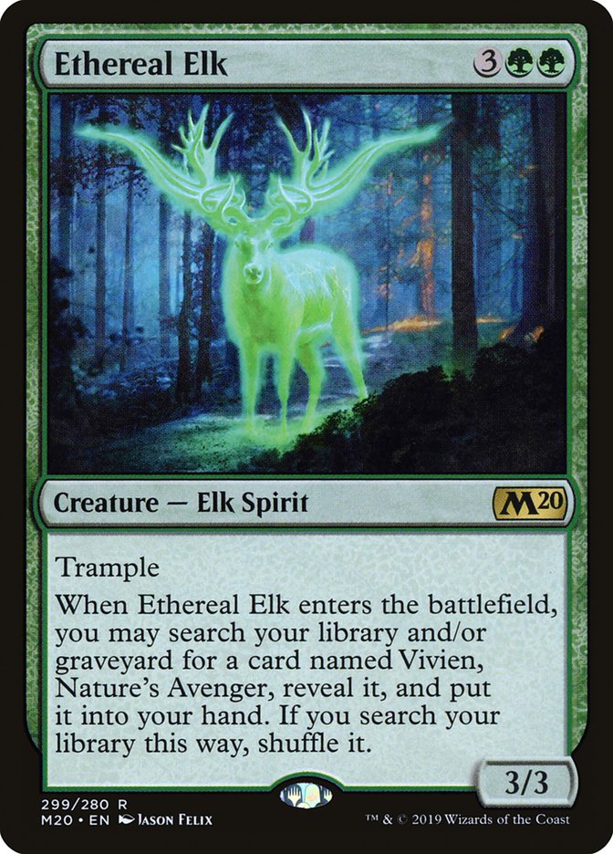 Ethereal Elk [Core Set 2020] MTG Single Magic: The Gathering    | Red Claw Gaming