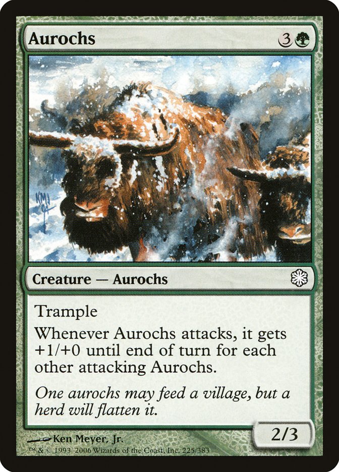 Aurochs [Coldsnap Theme Decks] MTG Single Magic: The Gathering    | Red Claw Gaming