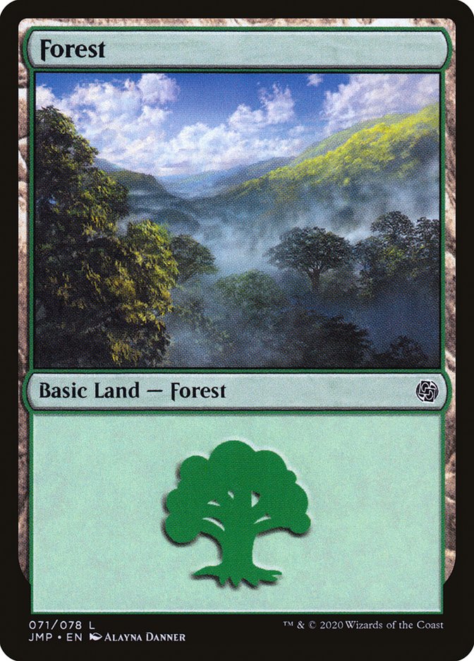 Forest (71) [Jumpstart] MTG Single Magic: The Gathering    | Red Claw Gaming