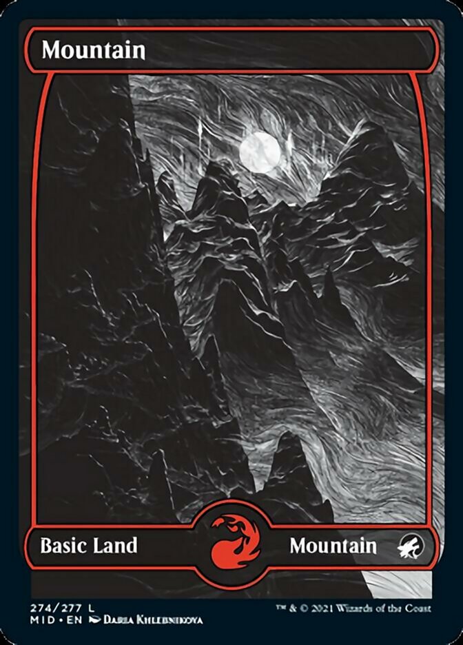 Mountain (274) [Innistrad: Midnight Hunt] MTG Single Magic: The Gathering    | Red Claw Gaming