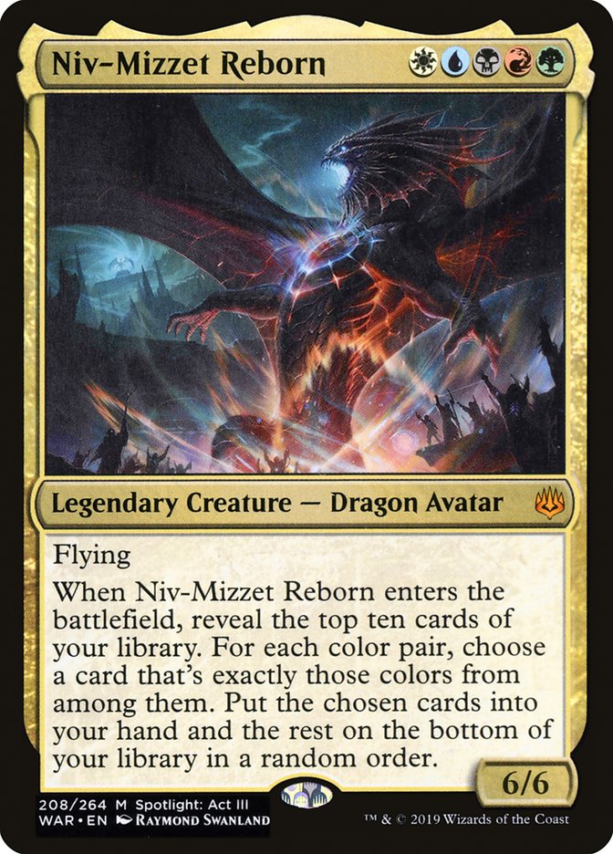 Niv-Mizzet Reborn [War of the Spark] MTG Single Magic: The Gathering    | Red Claw Gaming