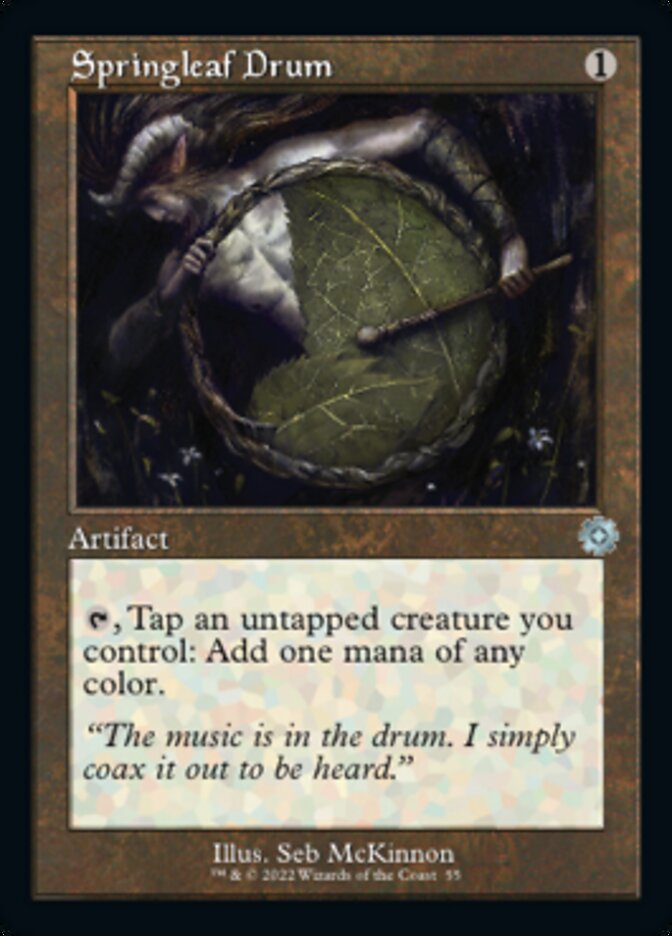 Springleaf Drum (Retro) [The Brothers' War Retro Artifacts] MTG Single Magic: The Gathering    | Red Claw Gaming