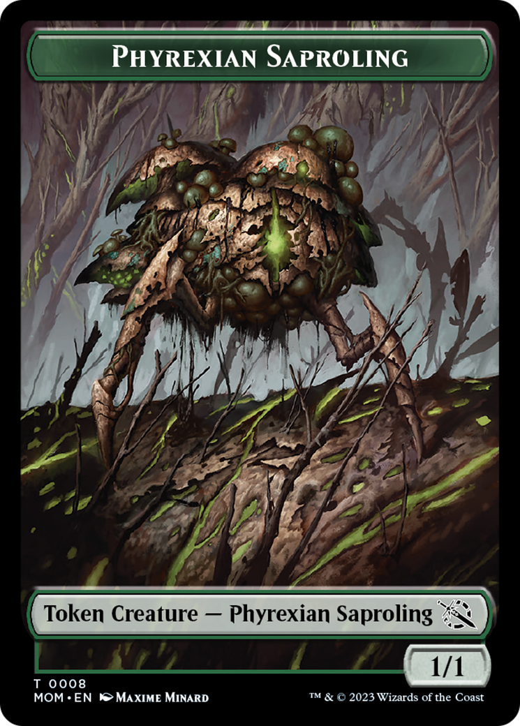 Elemental (9) // Phyrexian Saproling Double-Sided Token [March of the Machine Tokens] MTG Single Magic: The Gathering    | Red Claw Gaming