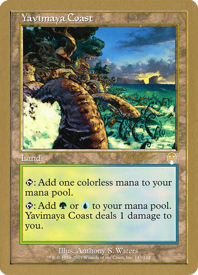 Yavimaya Coast (Sim Han How) [World Championship Decks 2002] MTG Single Magic: The Gathering    | Red Claw Gaming