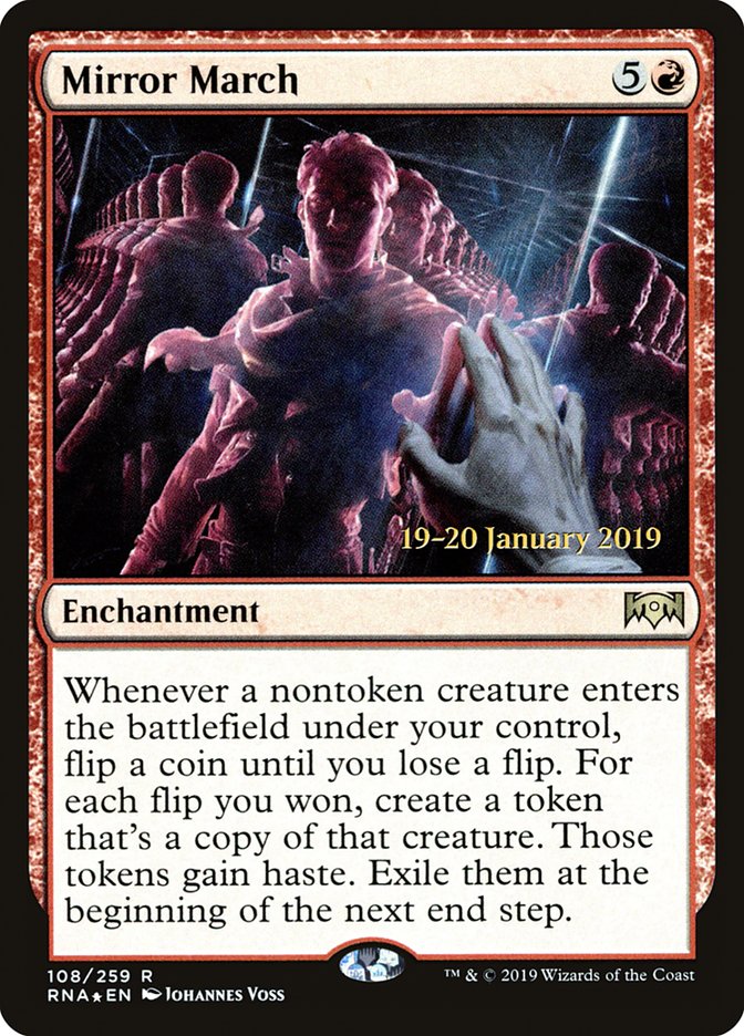 Mirror March [Ravnica Allegiance Prerelease Promos] MTG Single Magic: The Gathering    | Red Claw Gaming