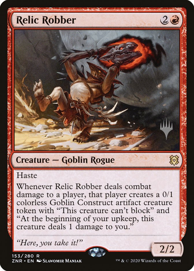 Relic Robber (Promo Pack) [Zendikar Rising Promos] MTG Single Magic: The Gathering    | Red Claw Gaming