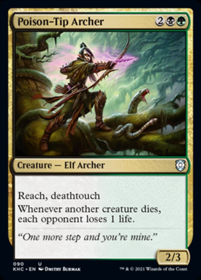 Poison-Tip Archer [Kaldheim Commander] MTG Single Magic: The Gathering    | Red Claw Gaming