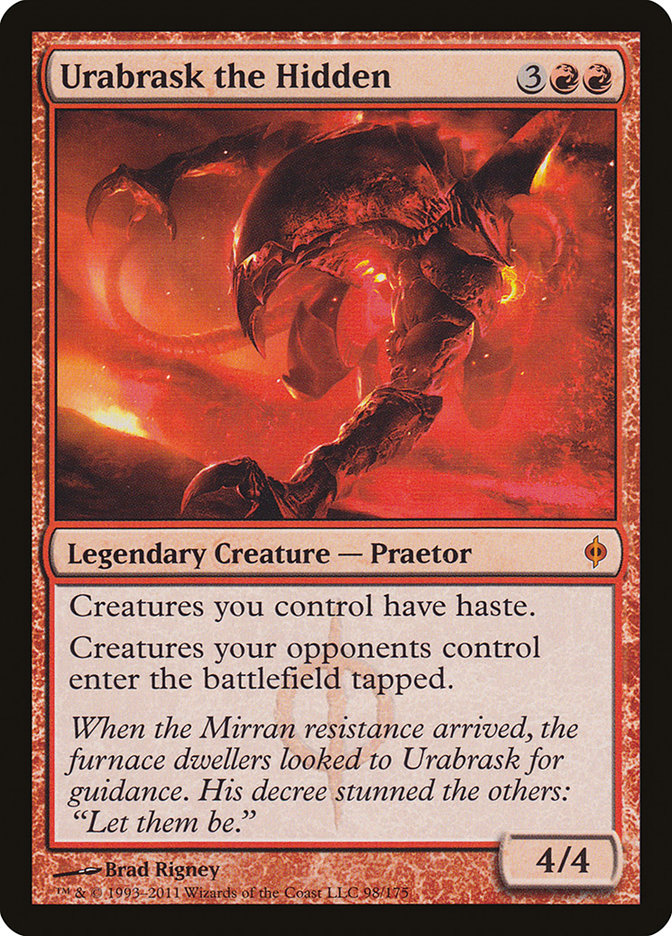 Urabrask the Hidden [New Phyrexia] MTG Single Magic: The Gathering    | Red Claw Gaming