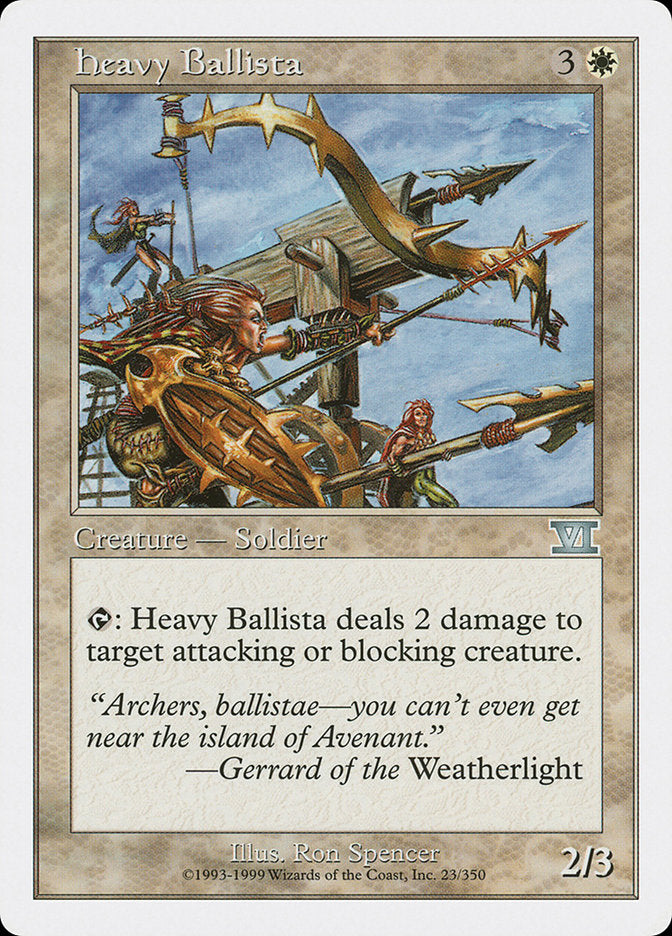 Heavy Ballista [Classic Sixth Edition] MTG Single Magic: The Gathering    | Red Claw Gaming