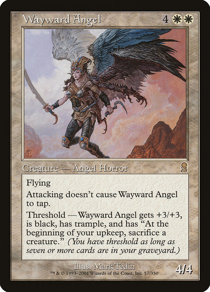 Wayward Angel [Odyssey] MTG Single Magic: The Gathering    | Red Claw Gaming