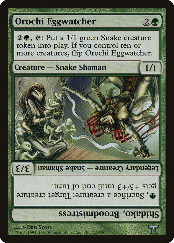 Orochi Eggwatcher // Shidako, Broodmistress [Champions of Kamigawa] MTG Single Magic: The Gathering    | Red Claw Gaming