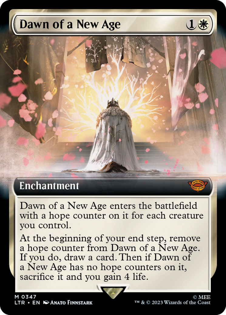 Dawn of a New Age (Extended Art) [The Lord of the Rings: Tales of Middle-Earth] MTG Single Magic: The Gathering    | Red Claw Gaming